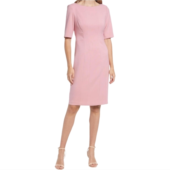 harper rose Dresses & Skirts - NWT Harper Rose knit sheath dress fitted pink size 10